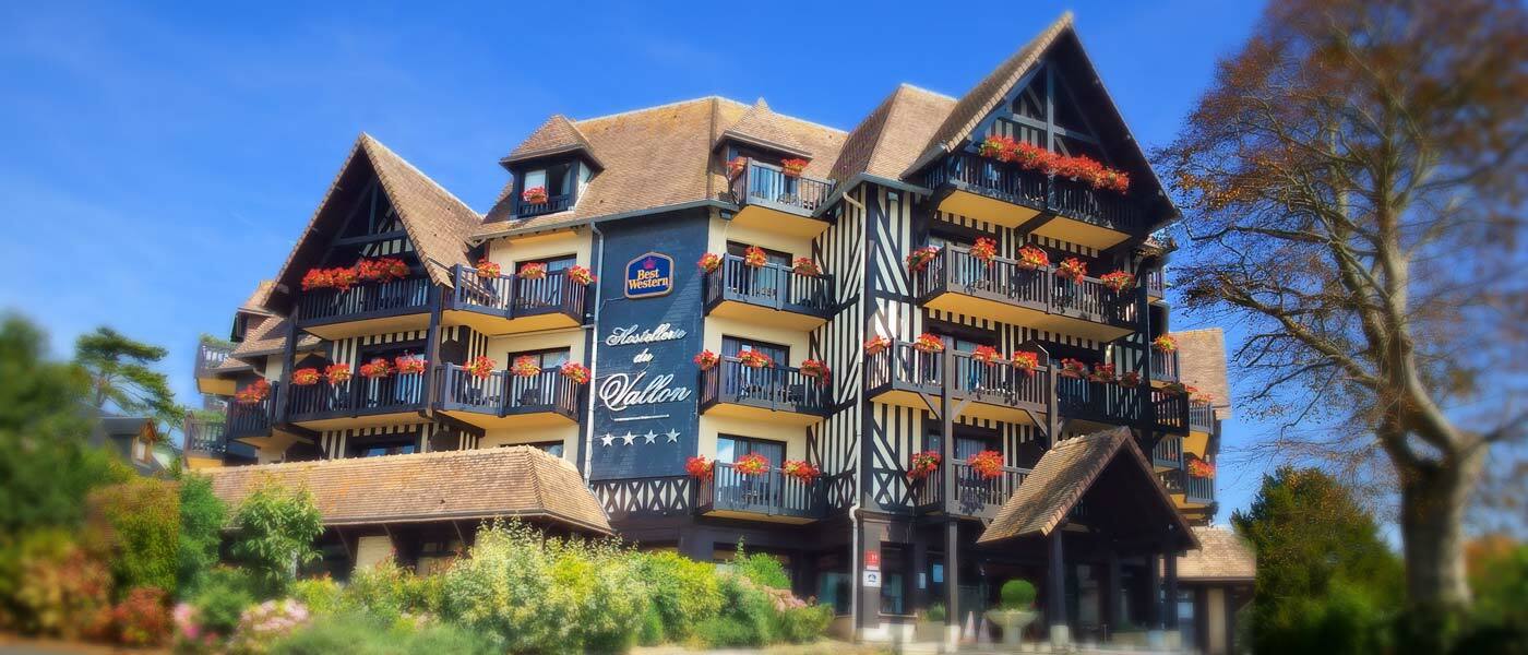เบสต์ เวสเทิร์น พลัส โอสเตลรี ดู วาลง Hotel ทรูวิลล์-ซูร์-แมร์ ภายนอก รูปภาพ